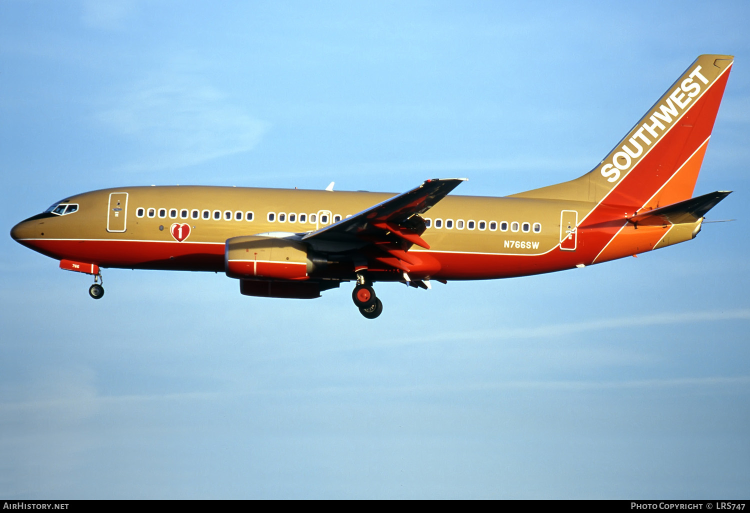 Aircraft Photo of N766SW | Boeing 737-7H4 | Southwest Airlines | AirHistory.net #282278