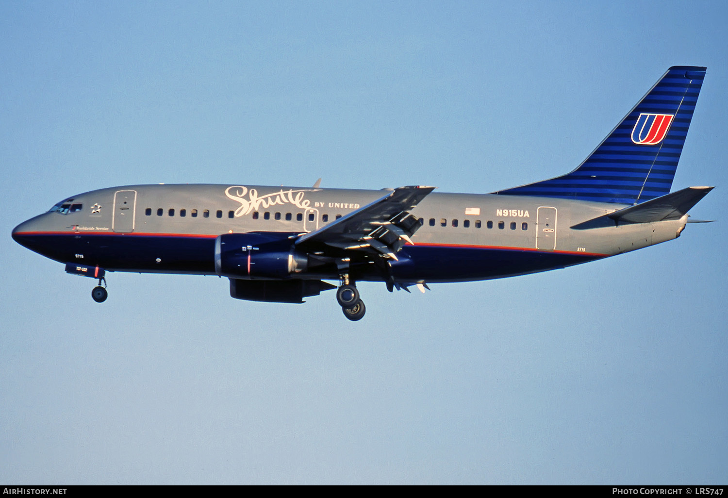 Aircraft Photo of N915UA | Boeing 737-522 | Shuttle by United | AirHistory.net #282295