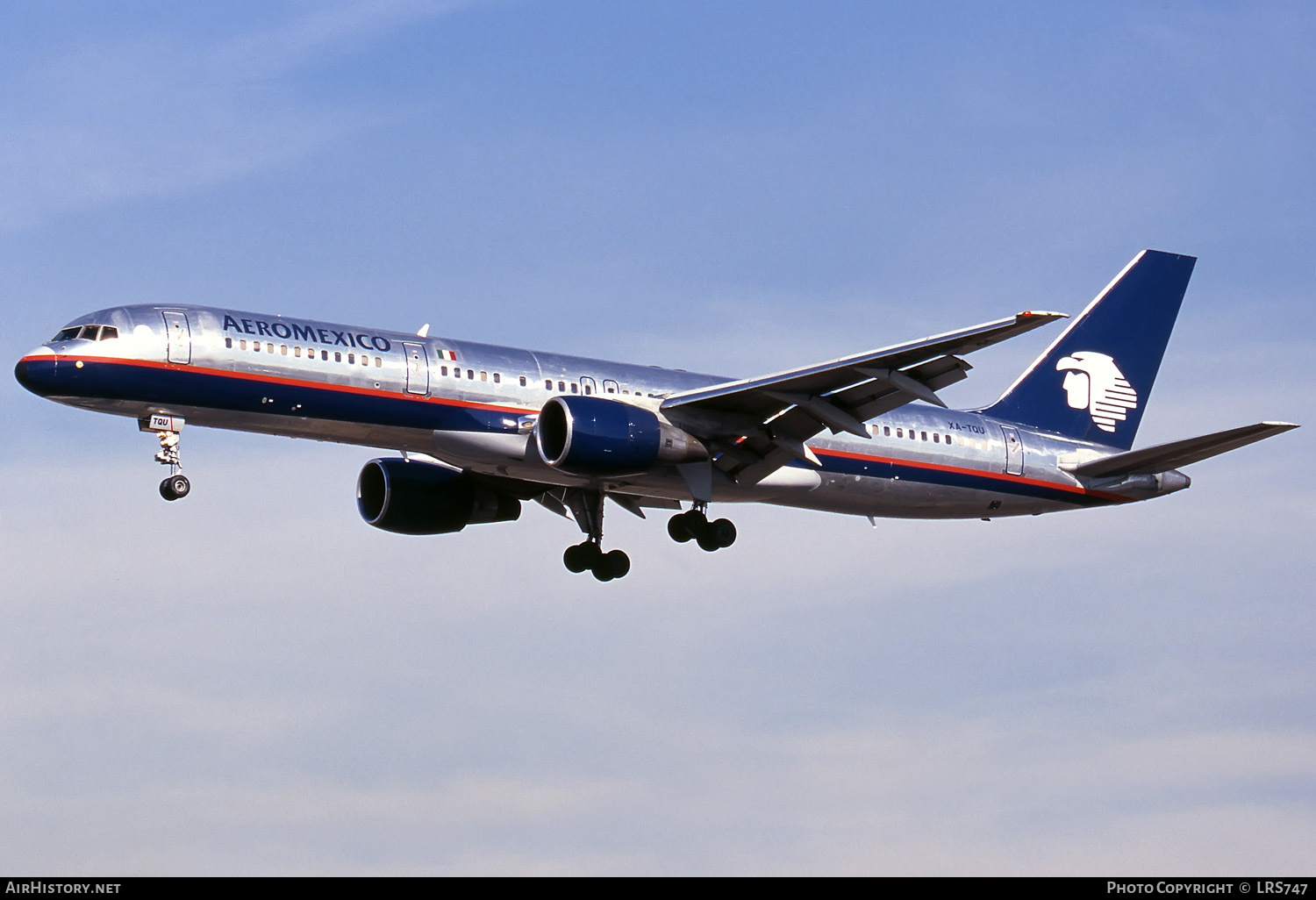 Aircraft Photo of XA-TQU | Boeing 757-29J | AeroMéxico | AirHistory.net #282300