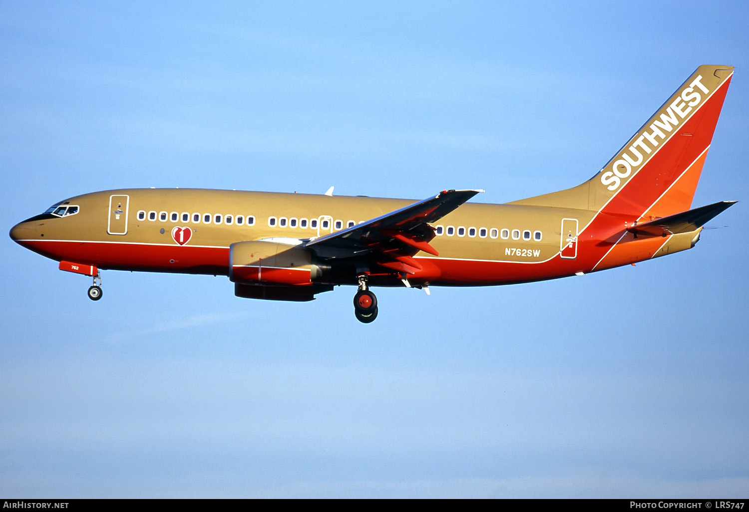 Aircraft Photo of N762SW | Boeing 737-7H4 | Southwest Airlines | AirHistory.net #282306