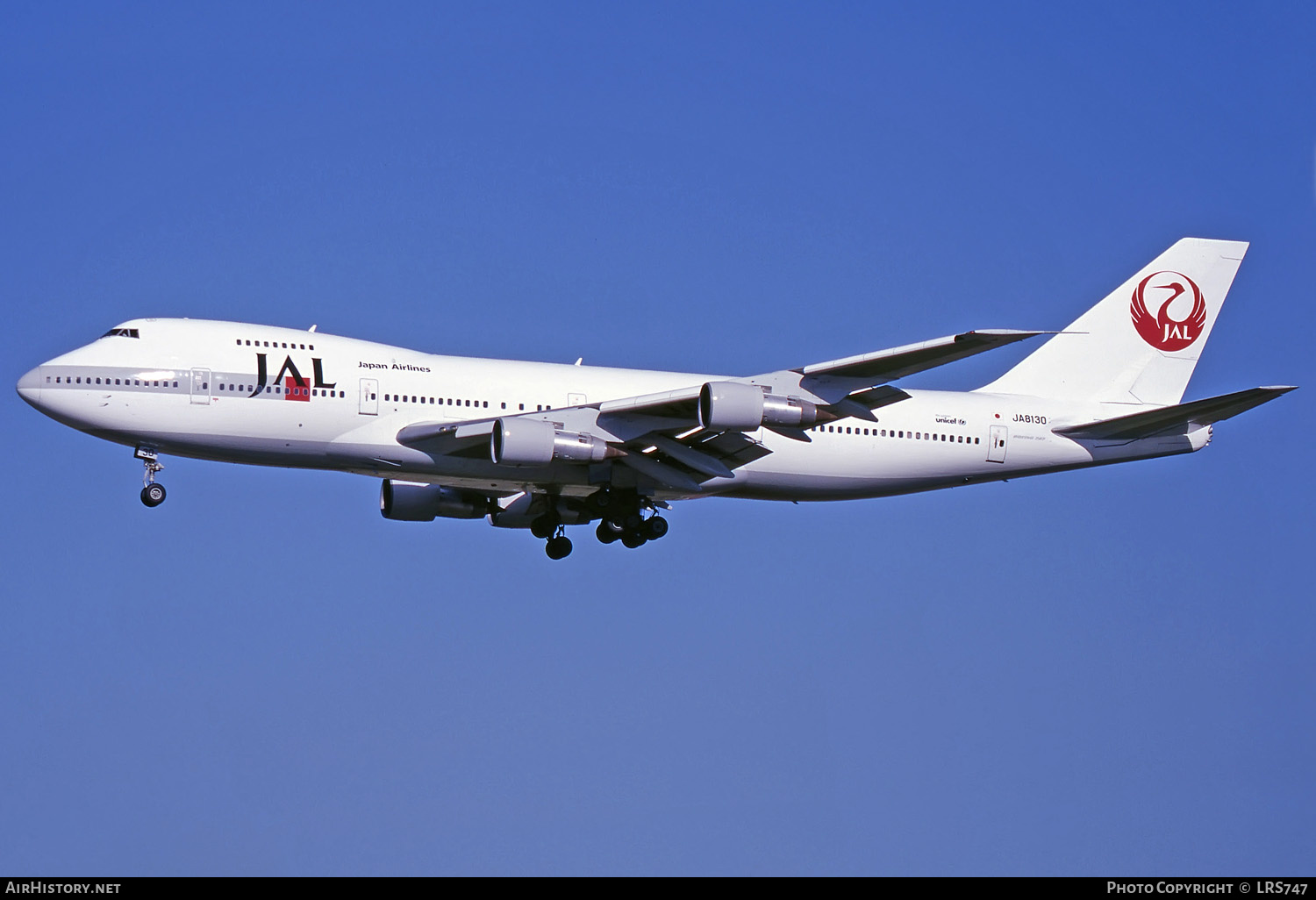 Aircraft Photo of JA8130 | Boeing 747-246B | Japan Airlines - JAL | AirHistory.net #282324