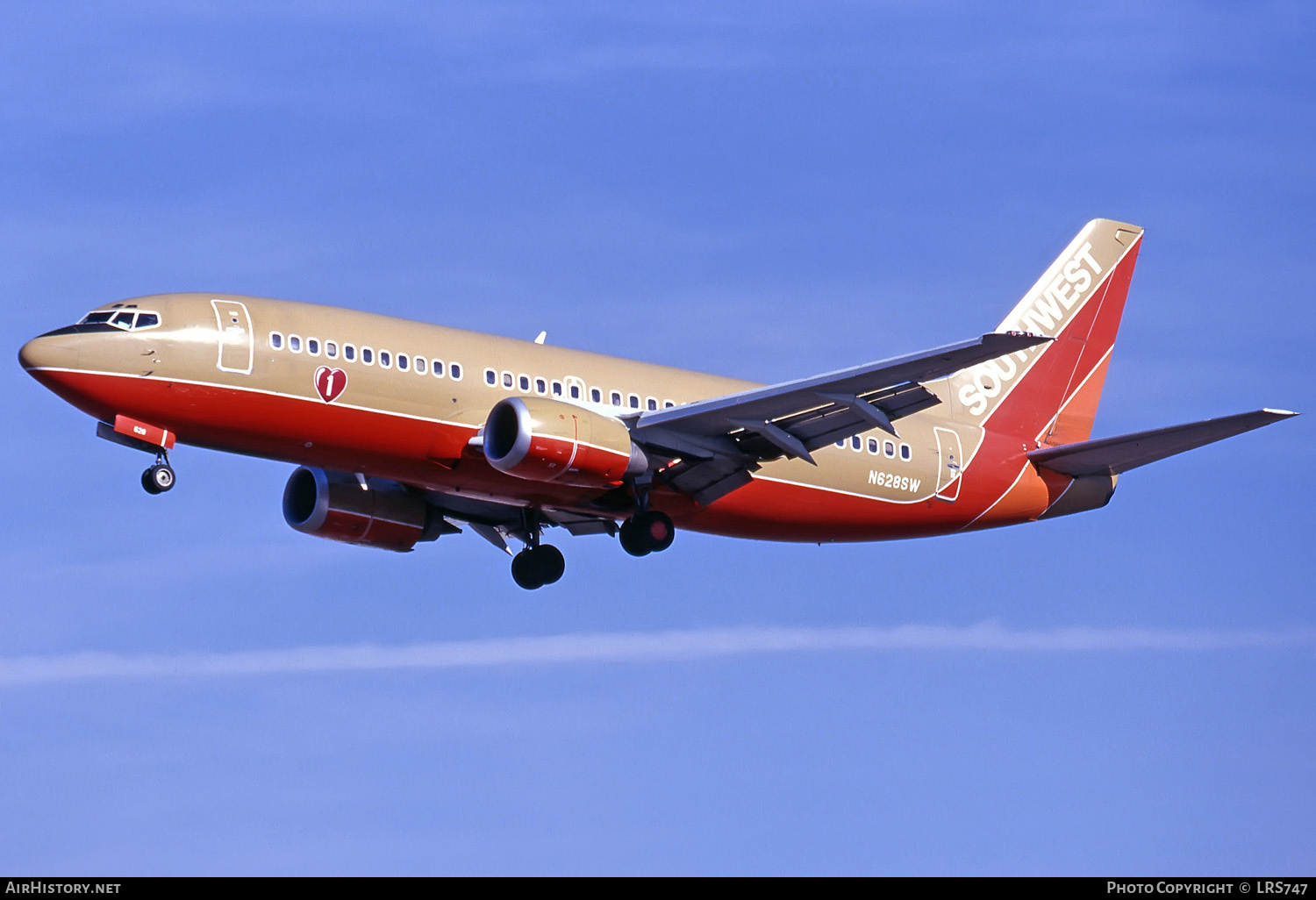 Aircraft Photo of N628SW | Boeing 737-3H4 | Southwest Airlines | AirHistory.net #282325