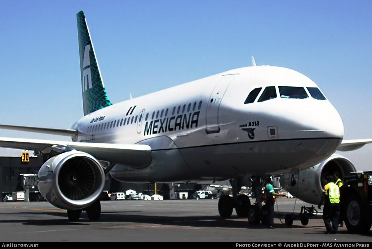 Aircraft Photo of XA-UBU | Airbus A318-111 | Mexicana | AirHistory.net #282338