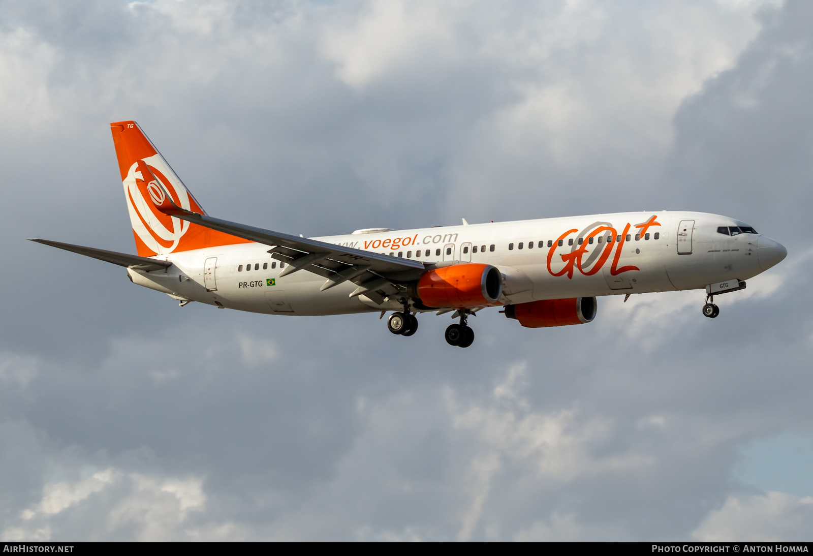 Aircraft Photo of PR-GTG | Boeing 737-8EH | GOL Linhas Aéreas | AirHistory.net #282345