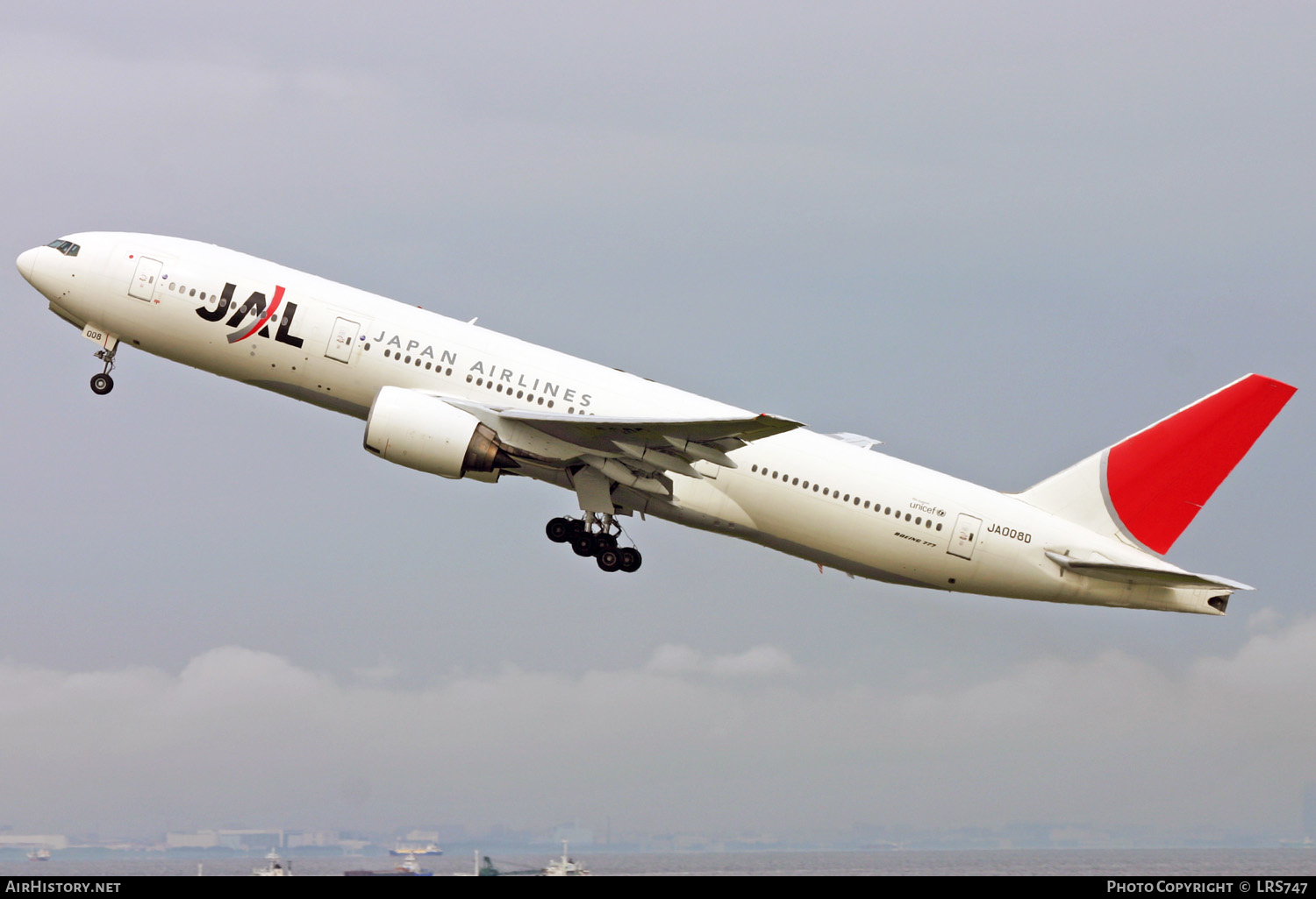 Aircraft Photo of JA008D | Boeing 777-289 | Japan Airlines - JAL | AirHistory.net #282358