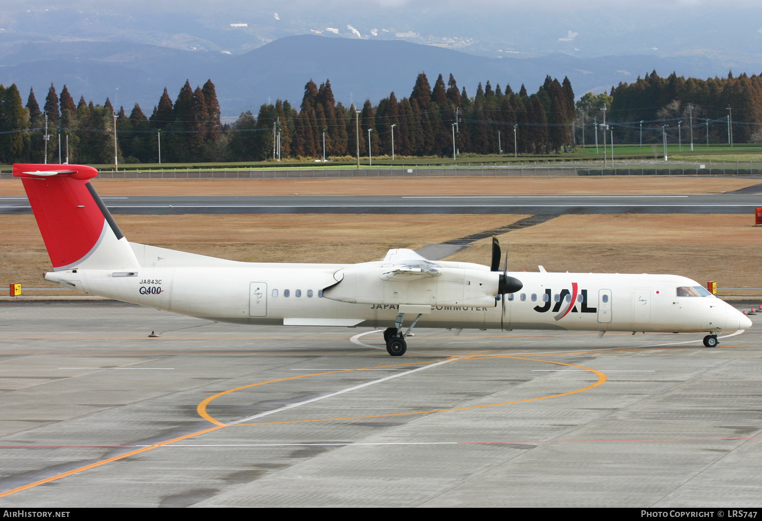 Aircraft Photo of JA843C | Bombardier DHC-8-402 Dash 8 | Japan Airlines - JAL | AirHistory.net #282365