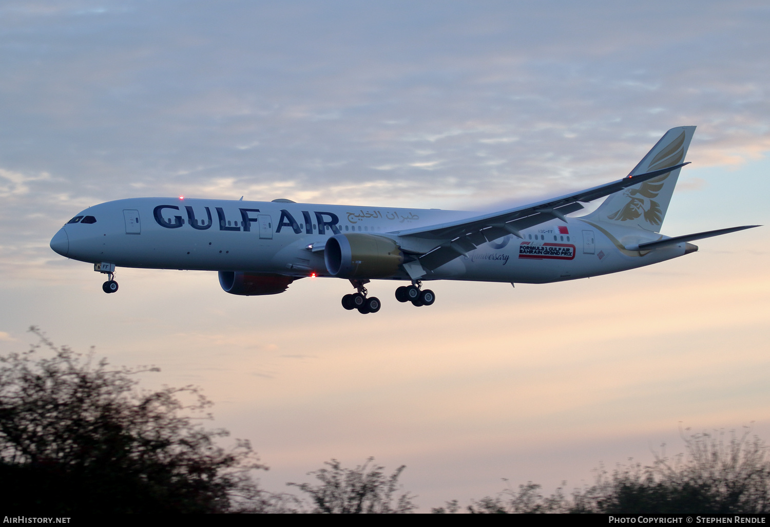 Aircraft Photo of A9C-FF | Boeing 787-9 Dreamliner | Gulf Air | AirHistory.net #282370