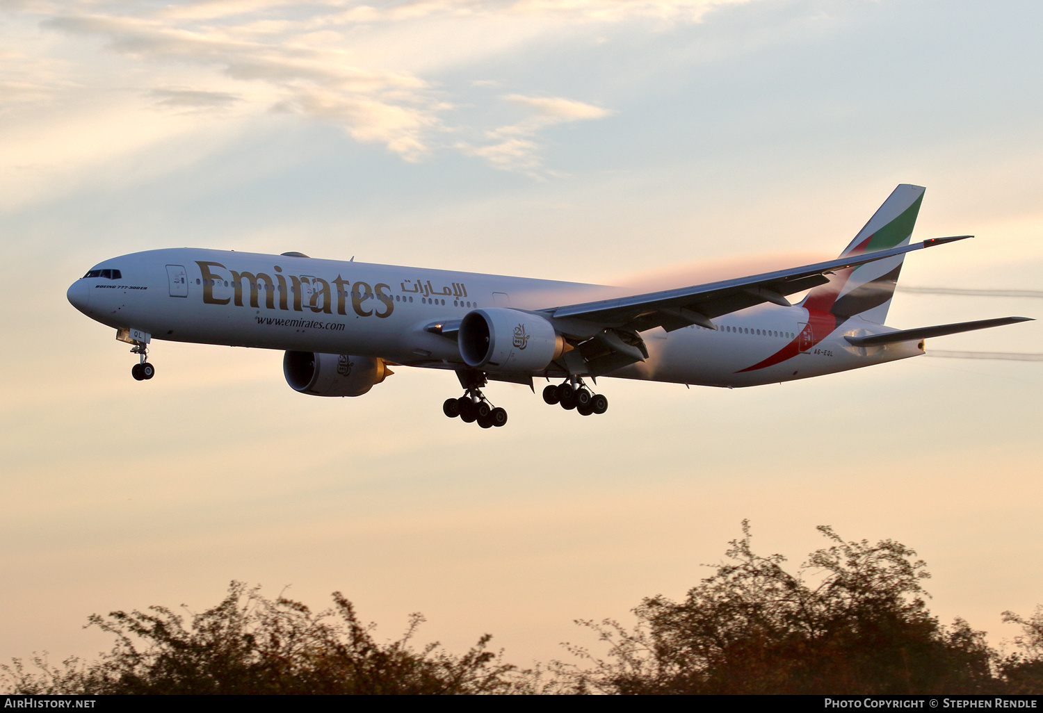 Aircraft Photo of A6-EQL | Boeing 777-300/ER | Emirates | AirHistory.net #282375