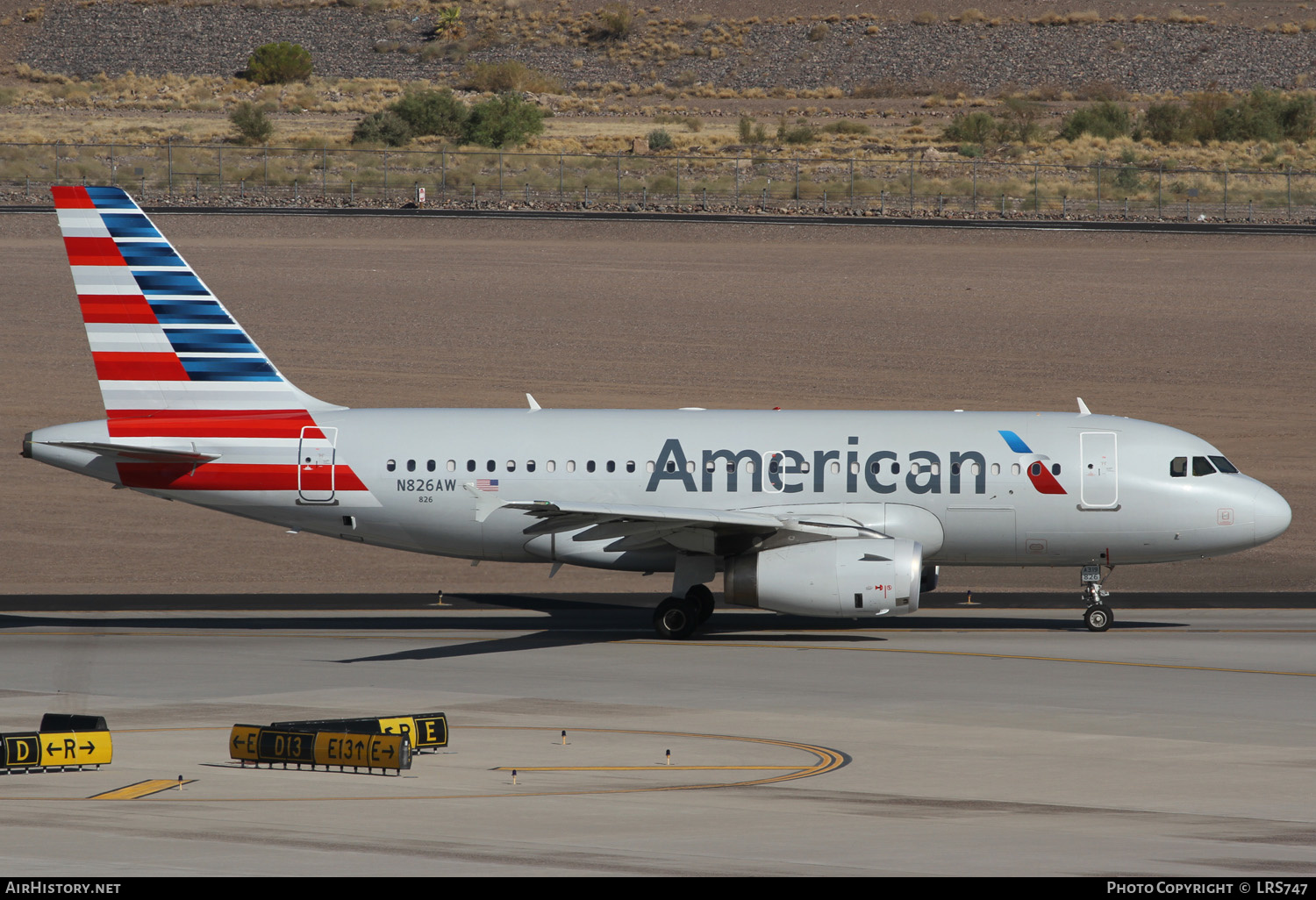Aircraft Photo of N826AW | Airbus A319-132 | American Airlines | AirHistory.net #282393