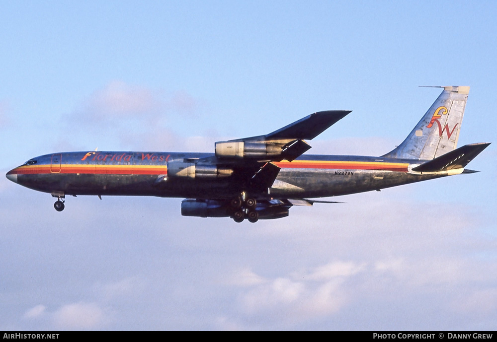 Aircraft Photo of N227VV | Boeing 707-331C | Florida West Airlines | AirHistory.net #282404