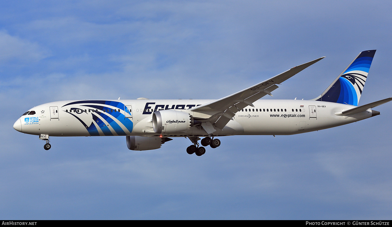 Aircraft Photo of SU-GEV | Boeing 787-9 Dreamliner | EgyptAir | AirHistory.net #282440