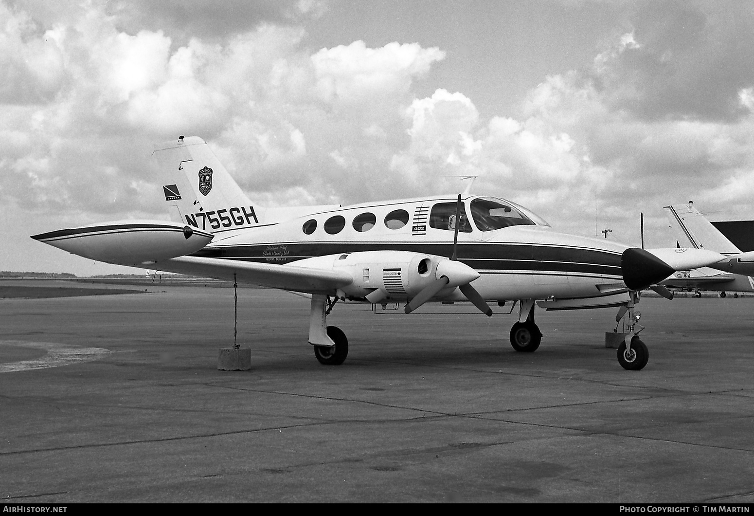 Aircraft Photo of N755GH | Cessna 402 | Bahama Reef Yacht & Country Club | AirHistory.net #282445