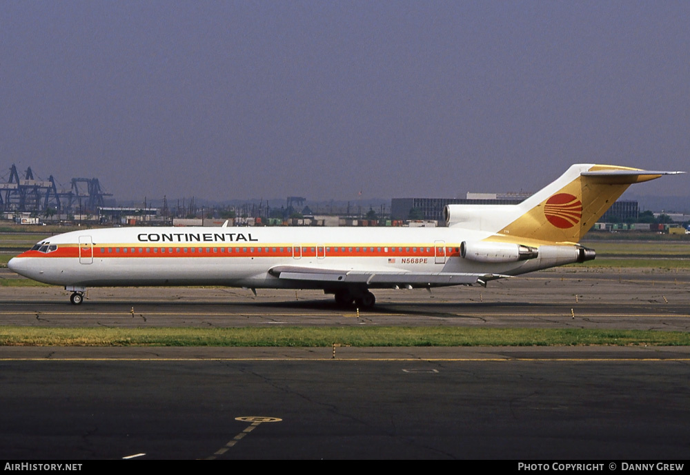 Aircraft Photo of N568PE | Boeing 727-227 | Continental Airlines | AirHistory.net #282450