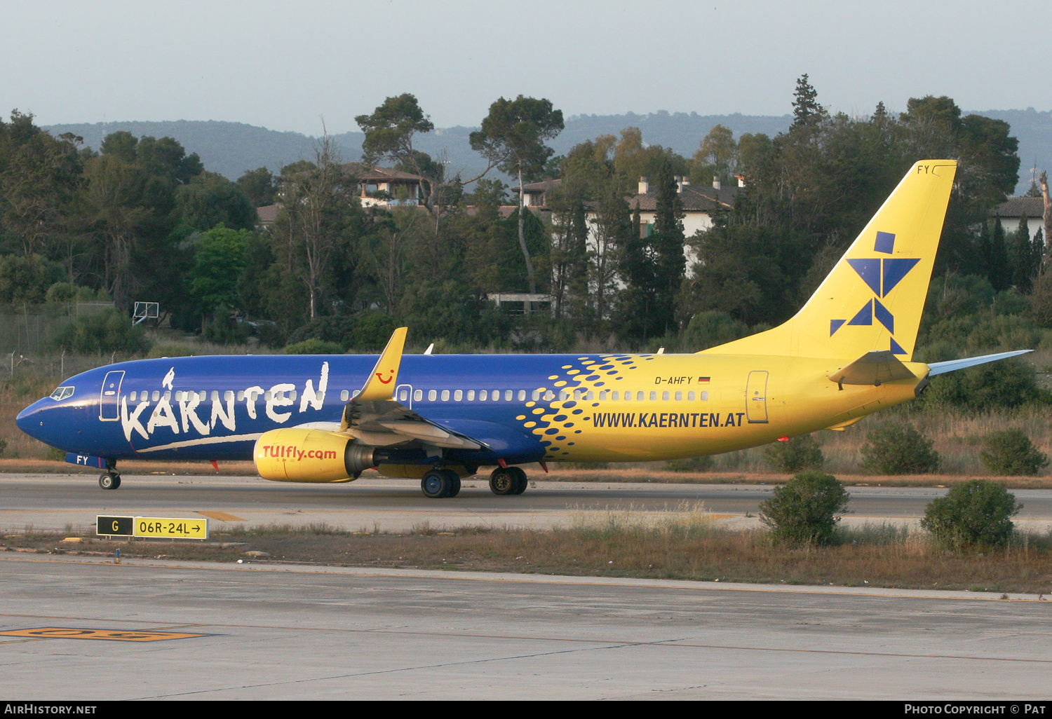 Aircraft Photo of D-AHFY | Boeing 737-8K5 | TUIfly | AirHistory.net #282451