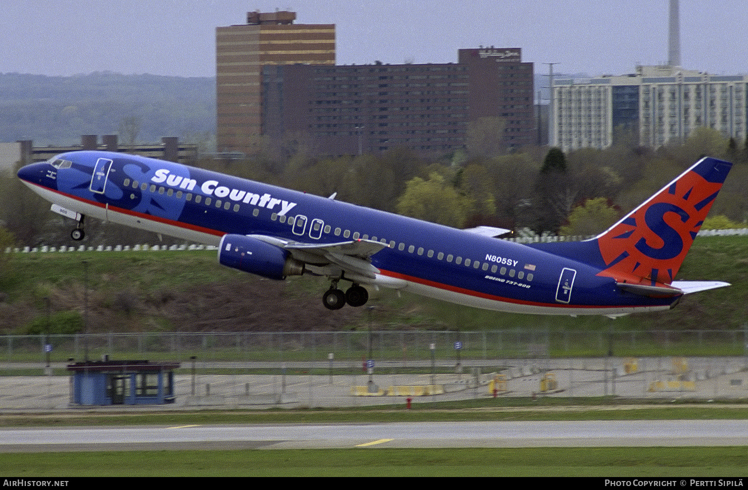 Aircraft Photo of N805SY | Boeing 737-8Q8 | Sun Country Airlines | AirHistory.net #282477