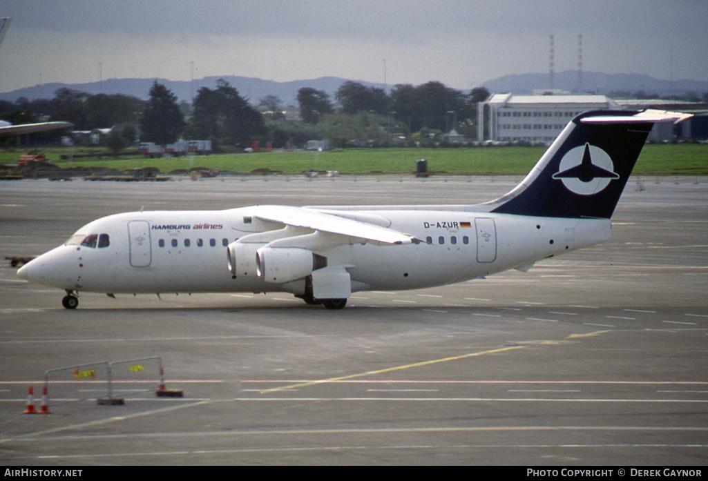 Aircraft Photo of D-AZUR | British Aerospace BAe-146-200 | Hamburg Airlines | AirHistory.net #282485