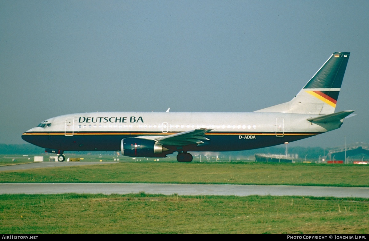 Aircraft Photo of D-ADBA | Boeing 737-3L9 | Deutsche BA | AirHistory.net #282508