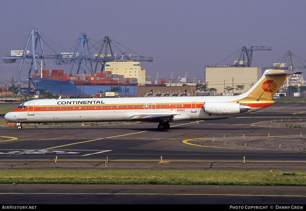 Aircraft Photo of N811NY | McDonnell Douglas MD-82 (DC-9-82) | Continental Airlines | AirHistory.net #282516