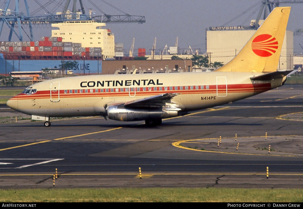 Aircraft Photo of N414PE | Boeing 737-130 | Continental Airlines | AirHistory.net #282519
