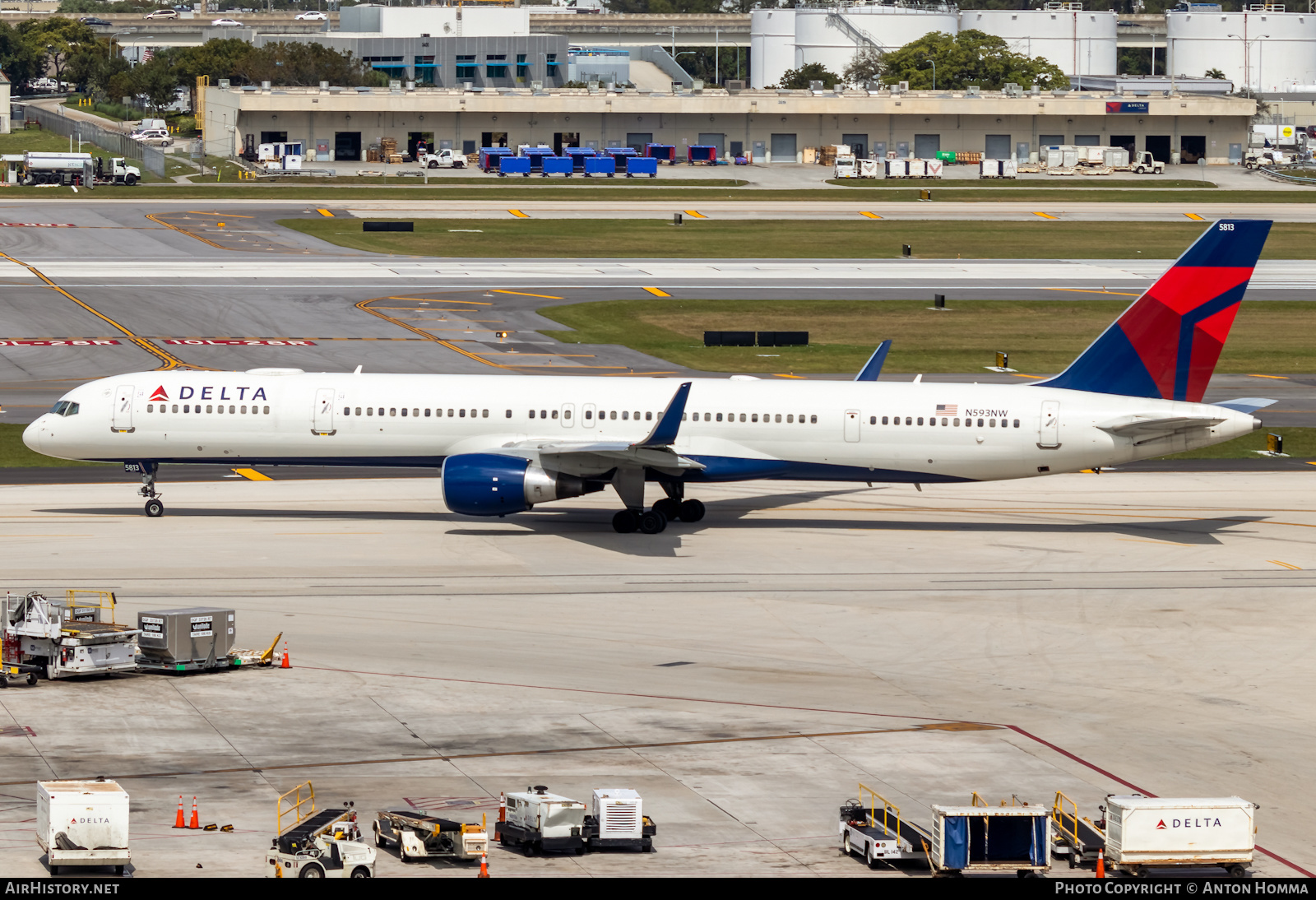 Aircraft Photo of N593NW | Boeing 757-351 | Delta Air Lines | AirHistory.net #282528