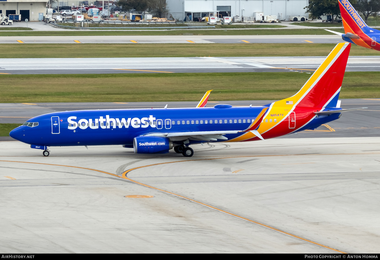 Aircraft Photo of N8547V | Boeing 737-800 | Southwest Airlines | AirHistory.net #282538