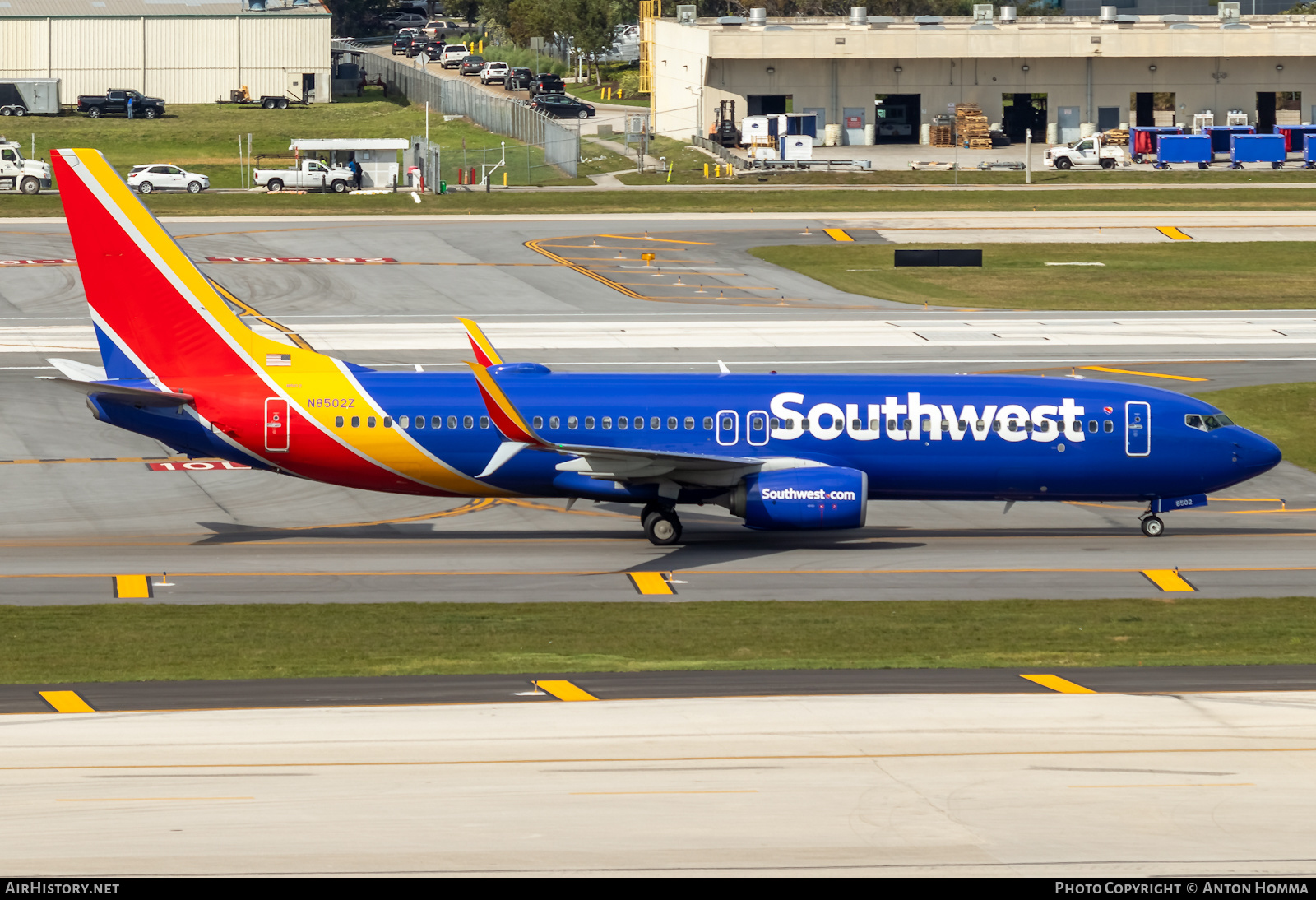 Aircraft Photo of N8502Z | Boeing 737-800 | Southwest Airlines | AirHistory.net #282541