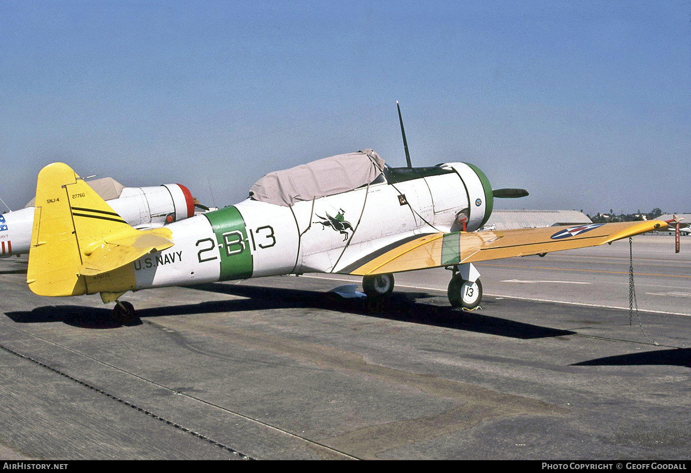 Aircraft Photo of N7077C / 27760 | North American SNJ-4 Texan | USA - Navy | AirHistory.net #282546