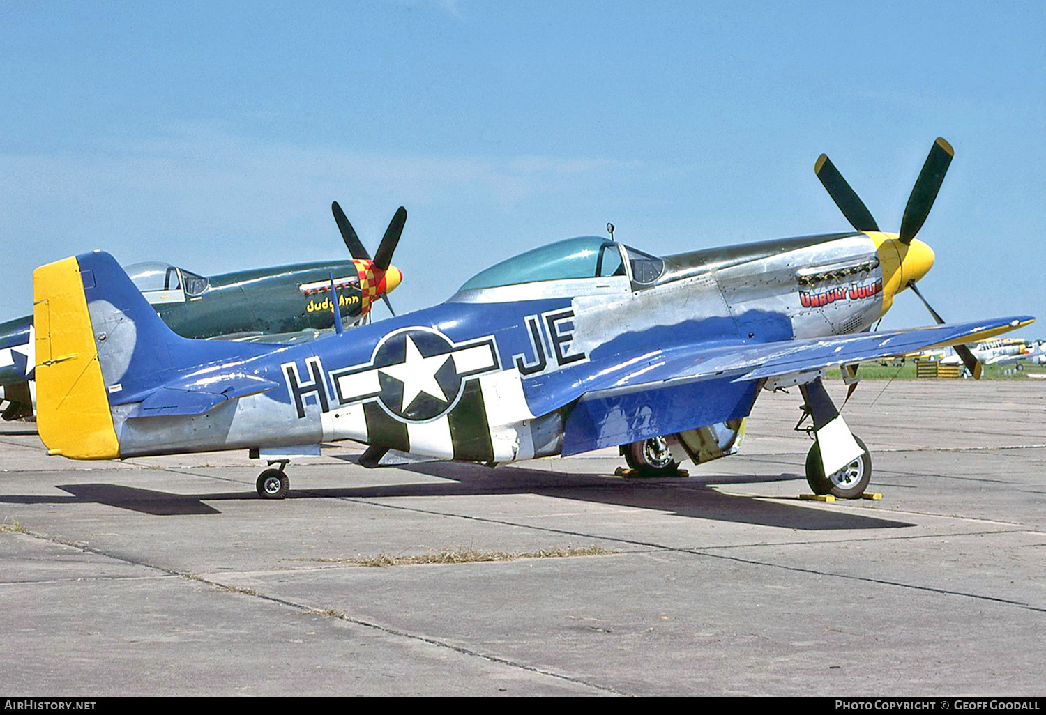 Aircraft Photo of N1451D | North American P-51D Mustang | USA - Air Force | AirHistory.net #282552
