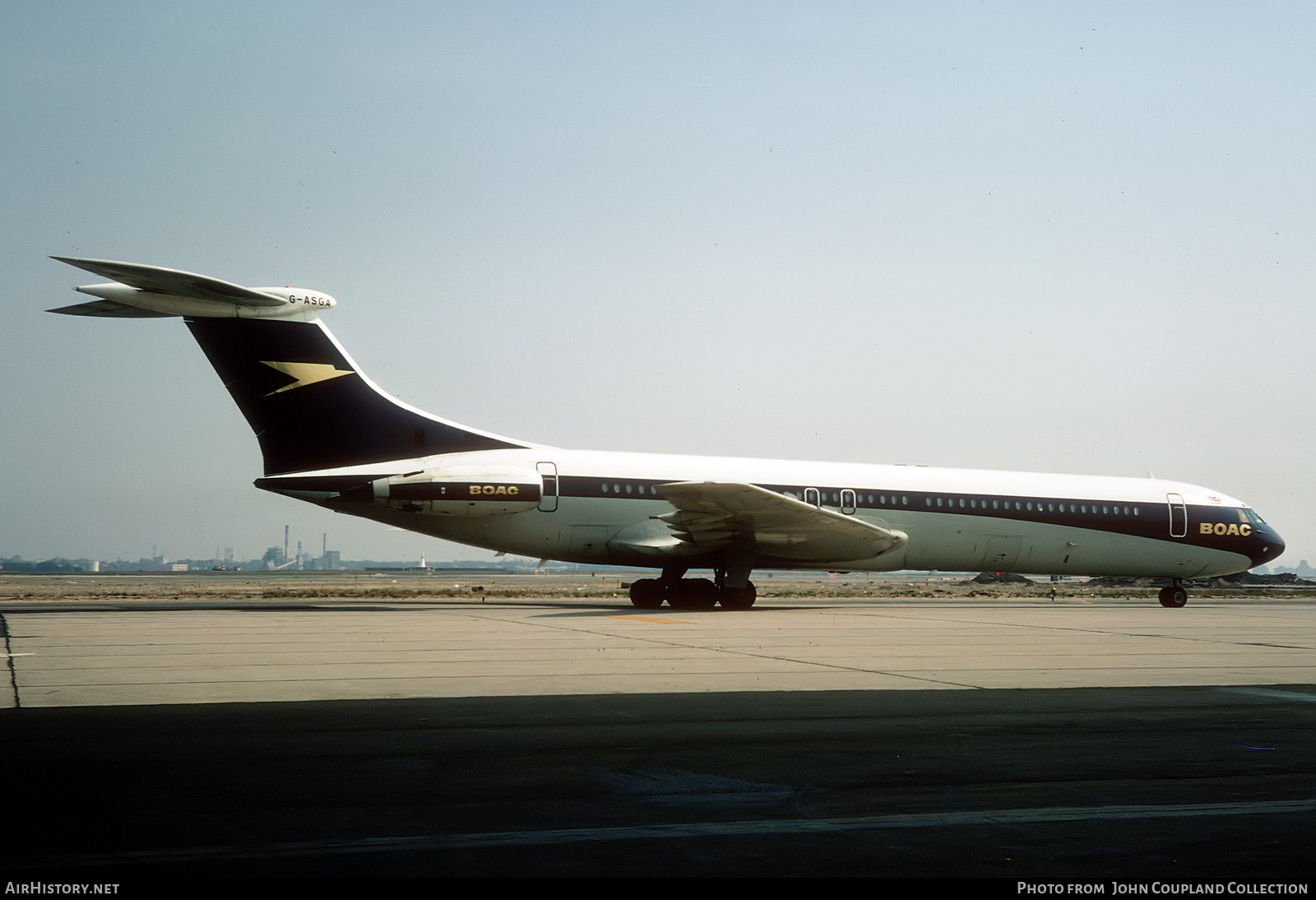 Aircraft Photo of G-ASGA | Vickers Super VC10 Srs1151 | BOAC - British Overseas Airways Corporation | AirHistory.net #282571