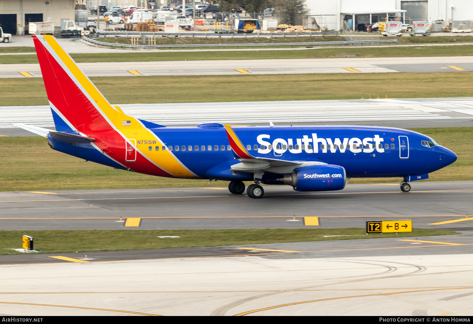 Aircraft Photo of N751SW | Boeing 737-7H4 | Southwest Airlines | AirHistory.net #282576