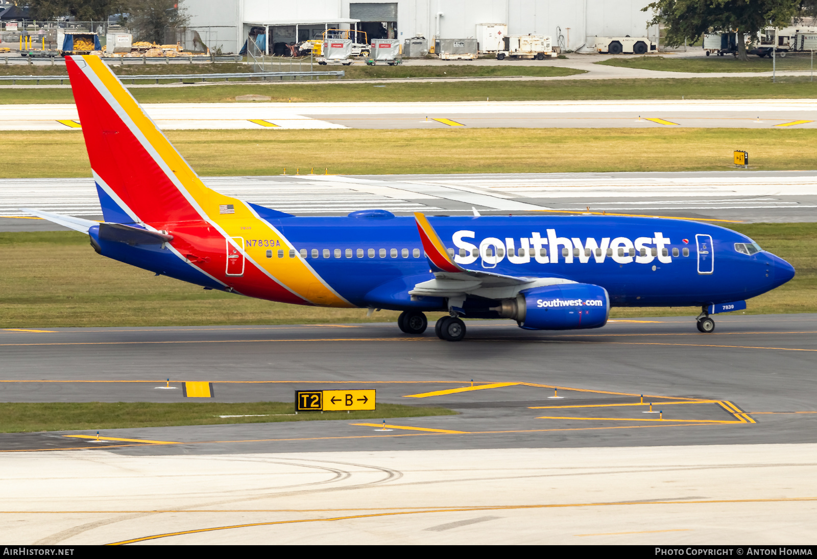 Aircraft Photo of N7839A | Boeing 737-73V | Southwest Airlines | AirHistory.net #282577
