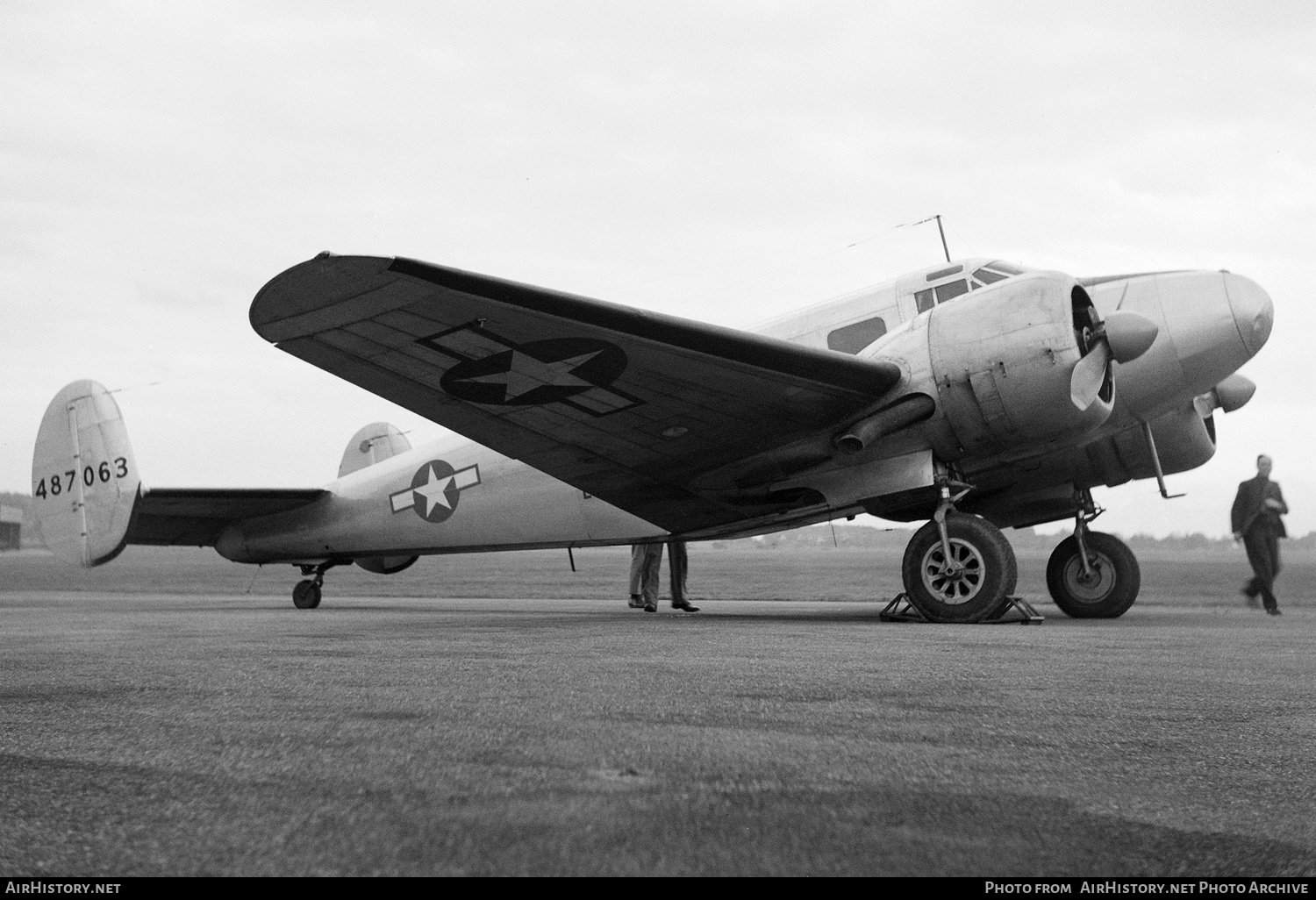 Aircraft Photo of 44-87063 / 487063 | Beech C-45F Expeditor | USA - Air Force | AirHistory.net #282583