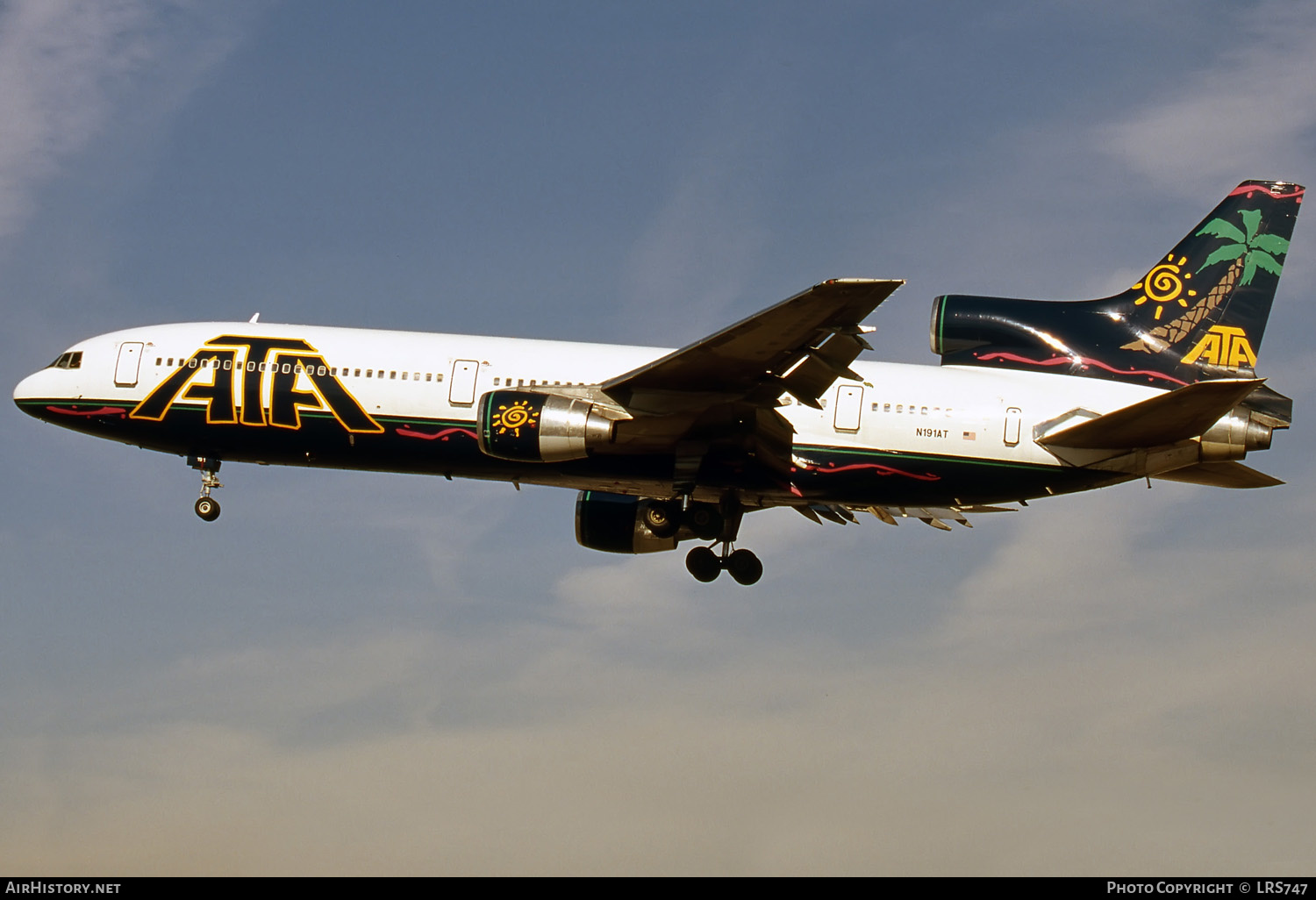 Aircraft Photo of N191AT | Lockheed L-1011-385-1 TriStar 50 | American Trans Air - ATA | AirHistory.net #282591