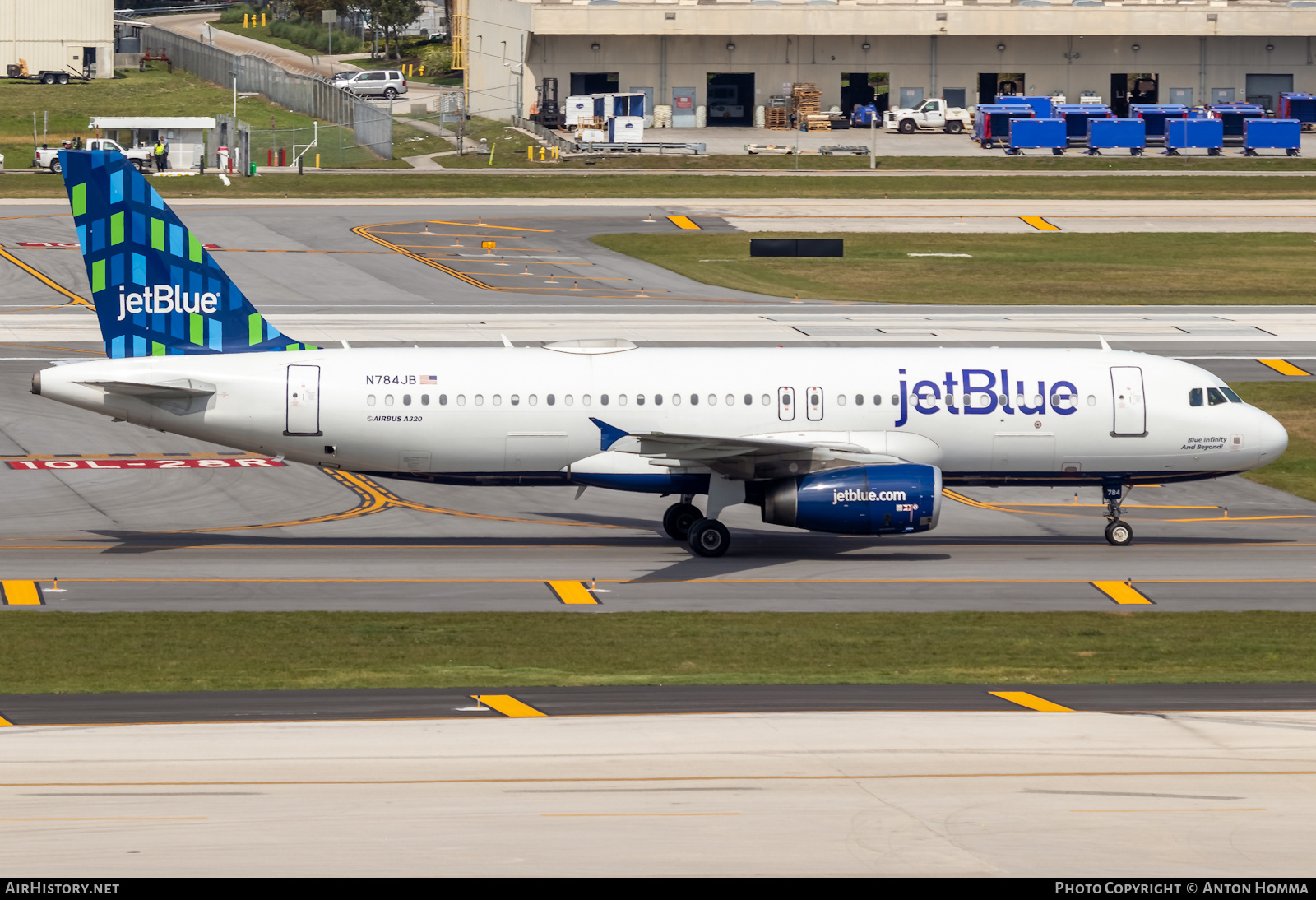 Aircraft Photo of N784JB | Airbus A320-232 | JetBlue Airways | AirHistory.net #282623