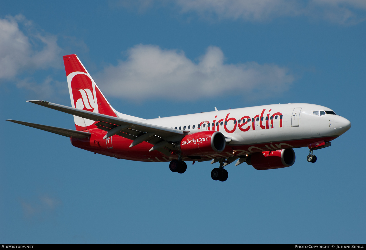 Aircraft Photo of D-ABAB | Boeing 737-76Q | Air Berlin | AirHistory.net #282678