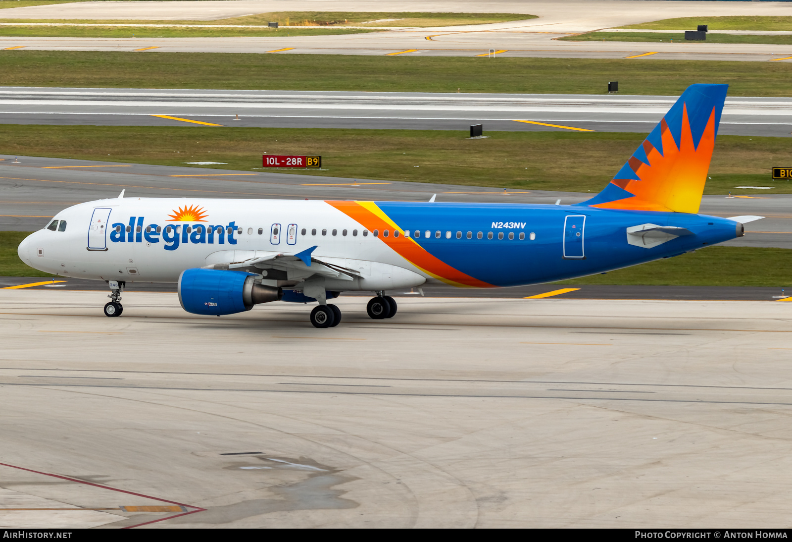 Aircraft Photo of N243NV | Airbus A320-214 | Allegiant Air | AirHistory.net #282697