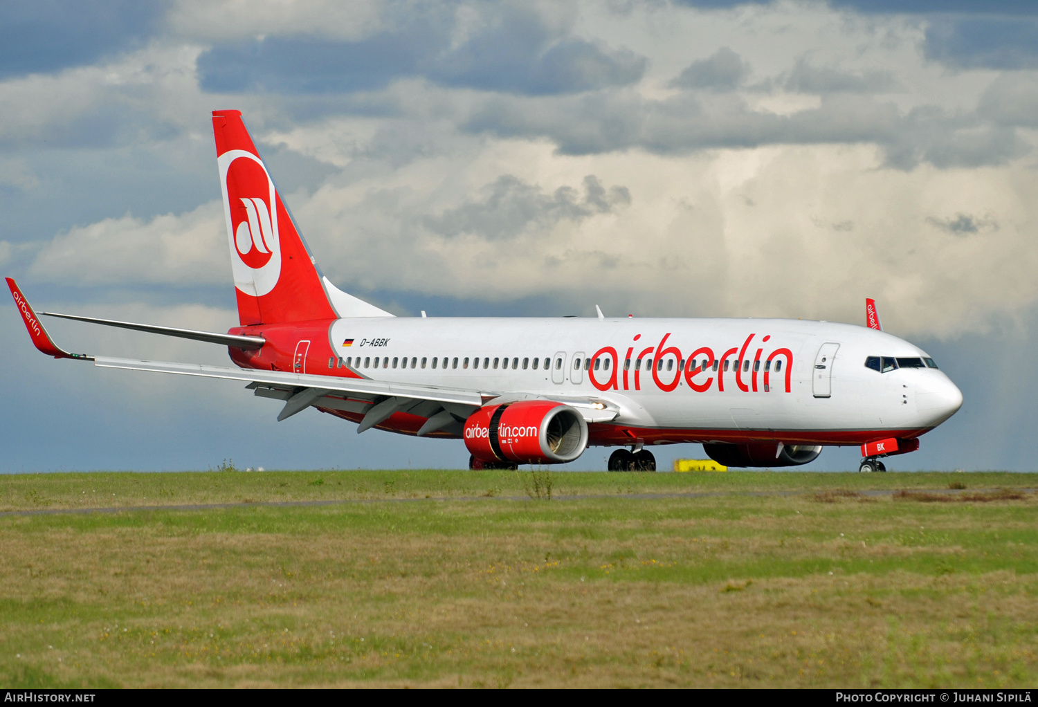 Aircraft Photo of D-ABBK | Boeing 737-8BK | Air Berlin | AirHistory.net #282700