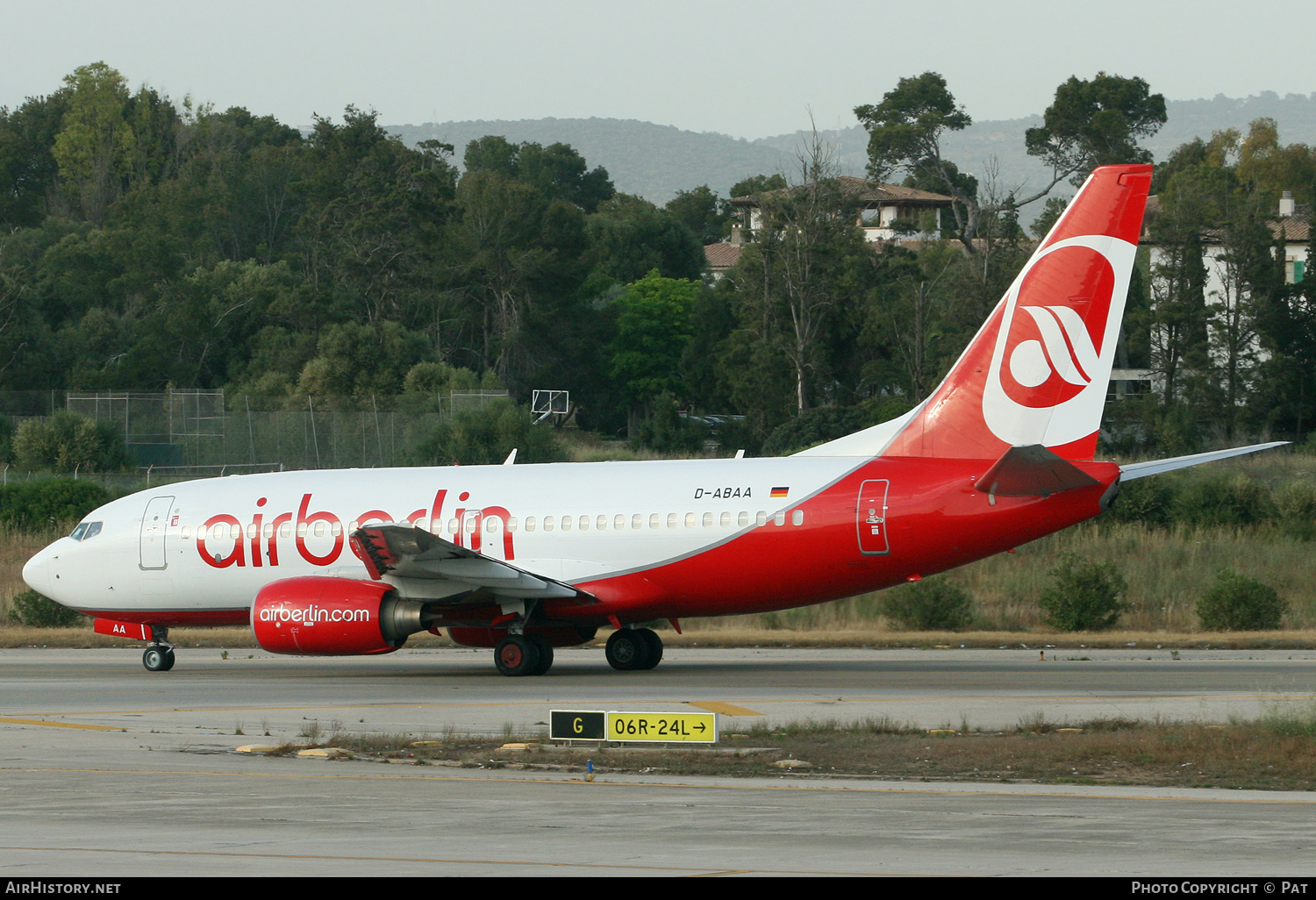 Aircraft Photo of D-ABAA | Boeing 737-76Q | Air Berlin | AirHistory.net #282701