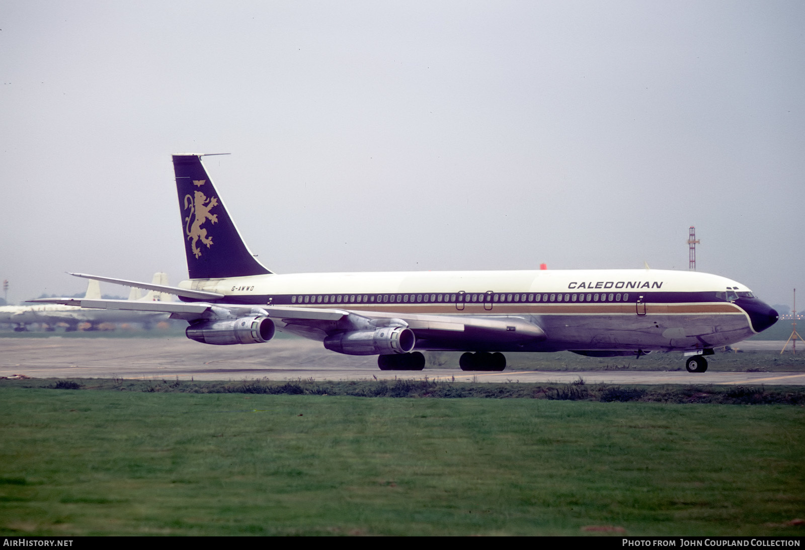 Aircraft Photo of G-AWWD | Boeing 707-349C | Caledonian Airways | AirHistory.net #282707