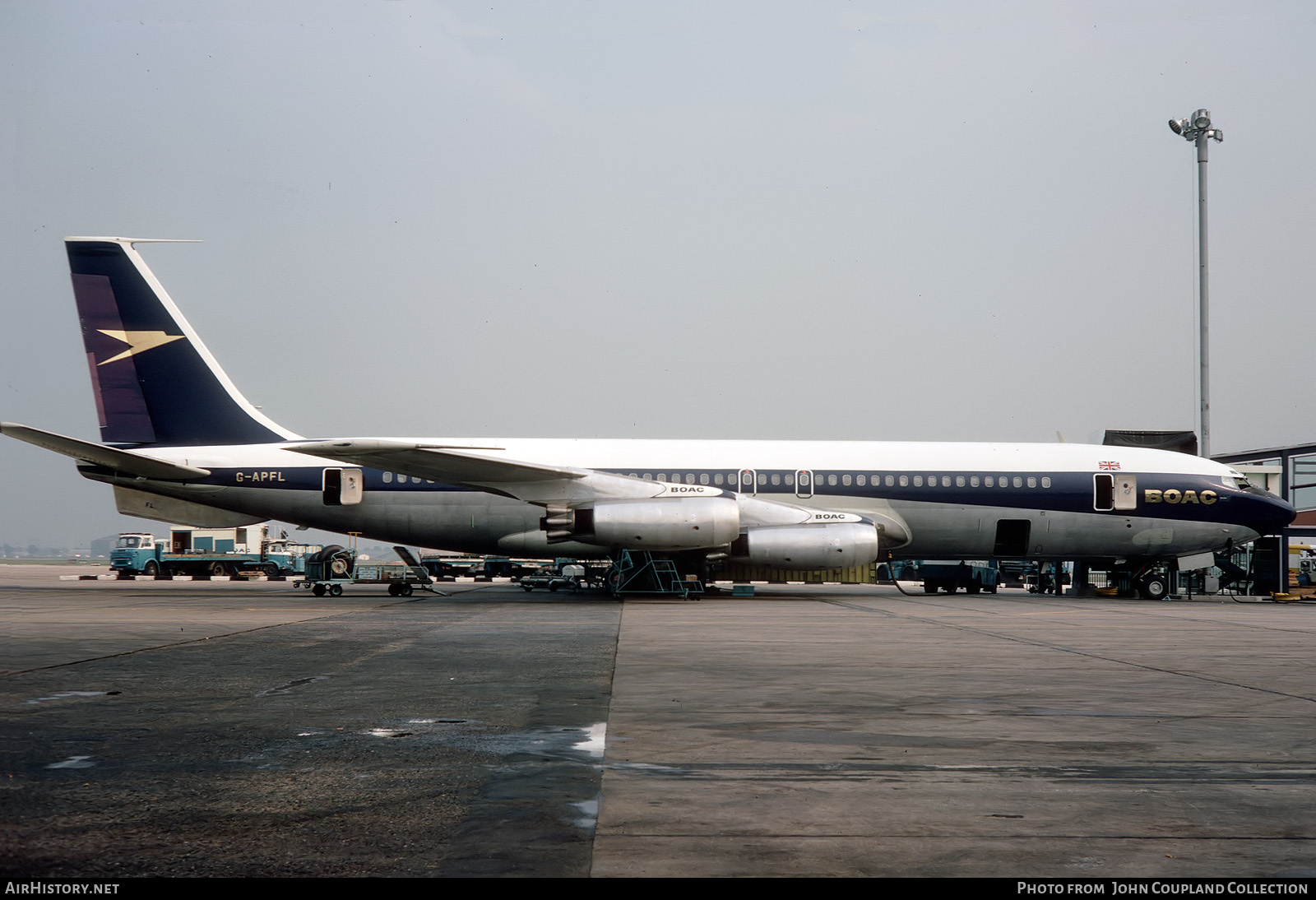 Aircraft Photo of G-APFL | Boeing 707-436 | BOAC - British Overseas Airways Corporation | AirHistory.net #282708