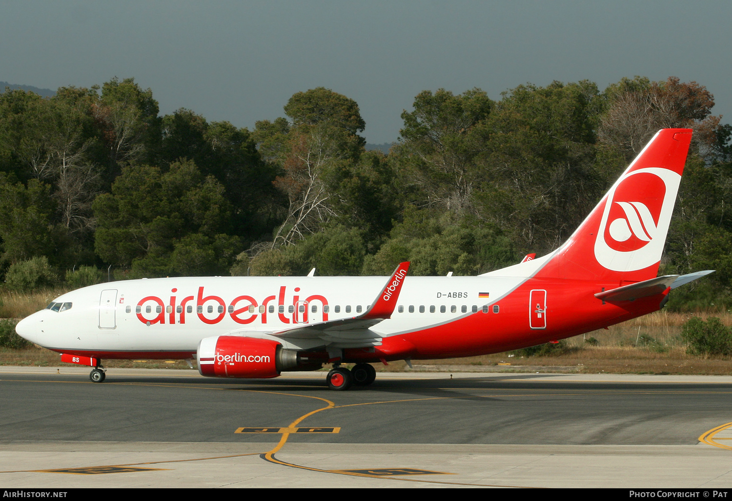 Aircraft Photo of D-ABBS | Boeing 737-76N | Air Berlin | AirHistory.net #282724