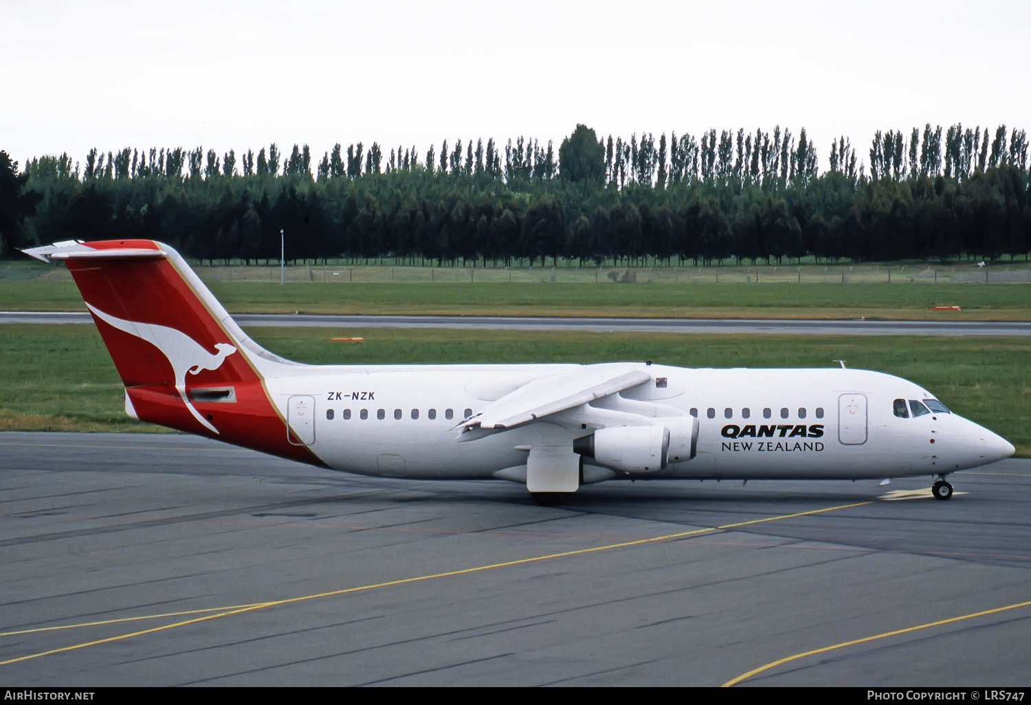 Aircraft Photo of ZK-NZK | British Aerospace BAe-146-300 | Qantas New Zealand | AirHistory.net #282736