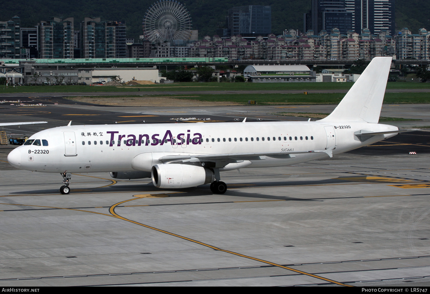 Aircraft Photo of B-22320 | Airbus A320-232 | TransAsia Airways | AirHistory.net #282746