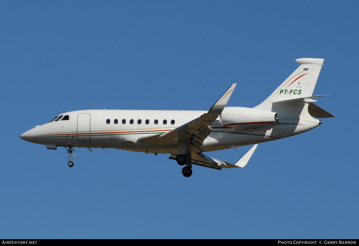 Aircraft Photo of PT-FCS | Dassault Falcon 2000EX | AirHistory.net #282766