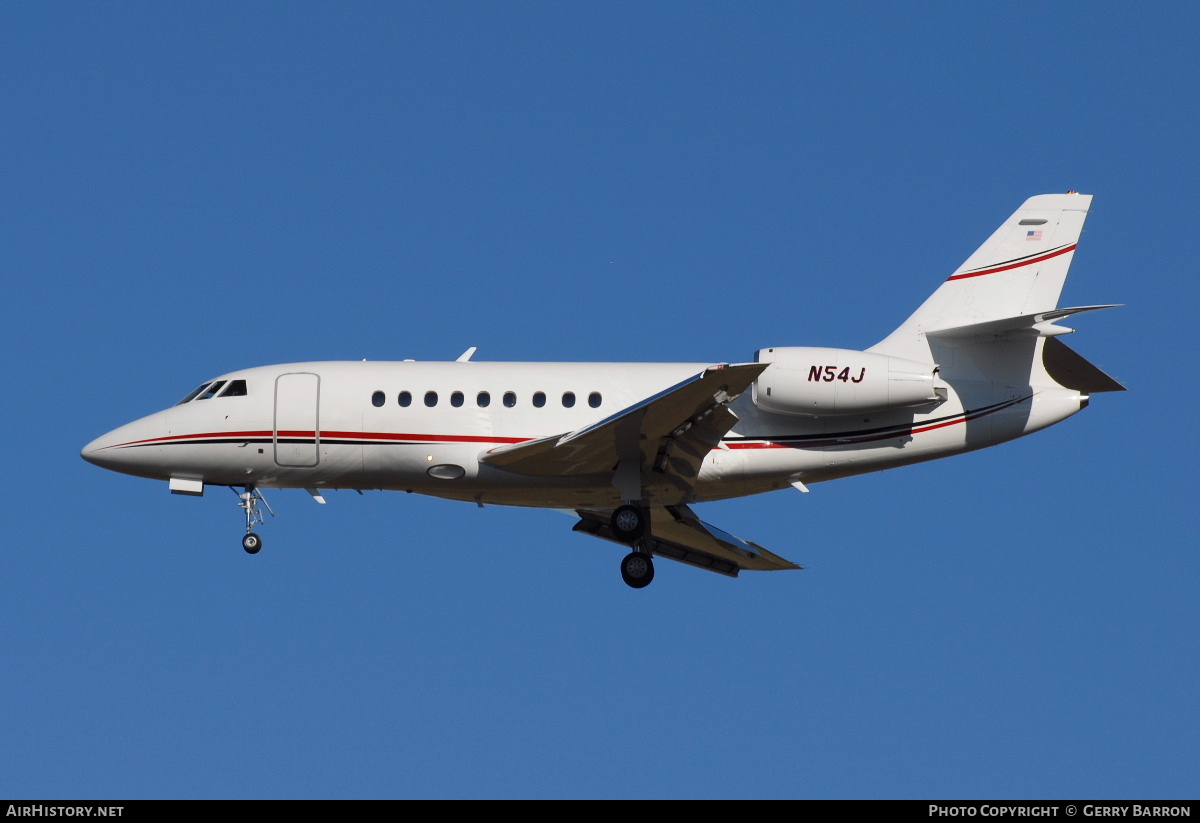 Aircraft Photo of N54J | Dassault Falcon 2000 | AirHistory.net #282767