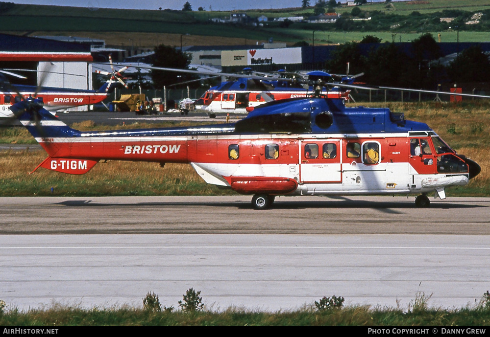 Aircraft Photo of G-TIGM | Aerospatiale AS-332L1 Super Puma | Bristow Helicopters | AirHistory.net #282778