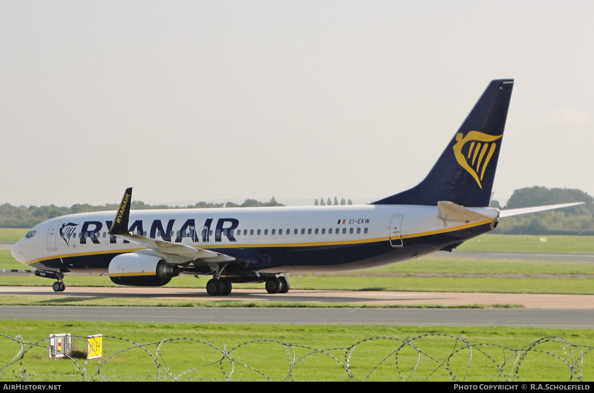 Aircraft Photo of EI-EKW | Boeing 737-8AS | Ryanair | AirHistory.net #282782