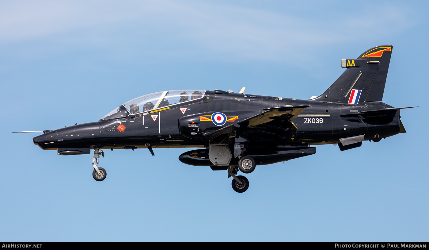 Aircraft Photo of ZK036 | BAE Systems Hawk T2 | UK - Air Force | AirHistory.net #282817