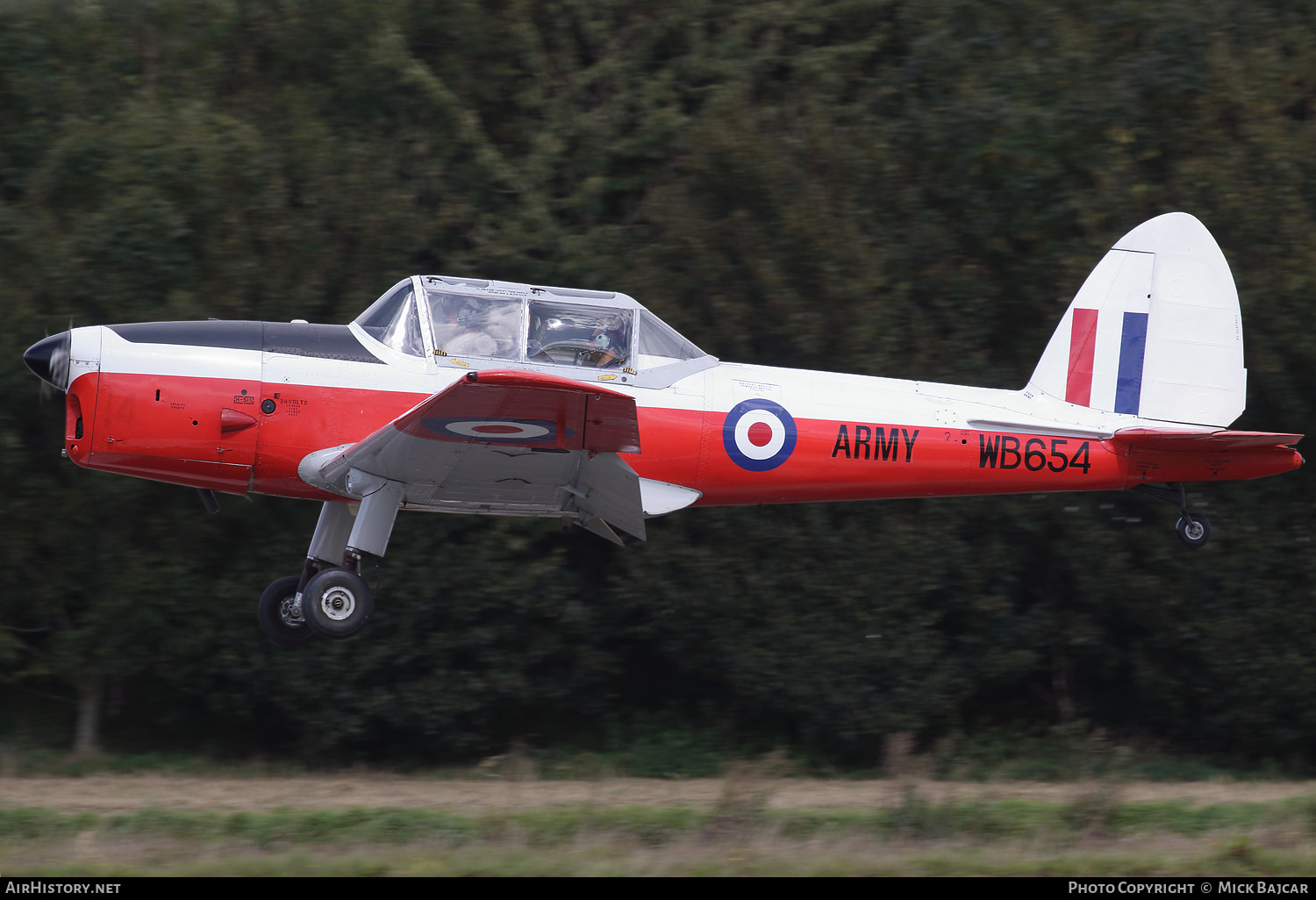 Aircraft Photo of G-BXGO / WB654 | De Havilland DHC-1 Chipmunk Mk22 | UK - Army | AirHistory.net #282842