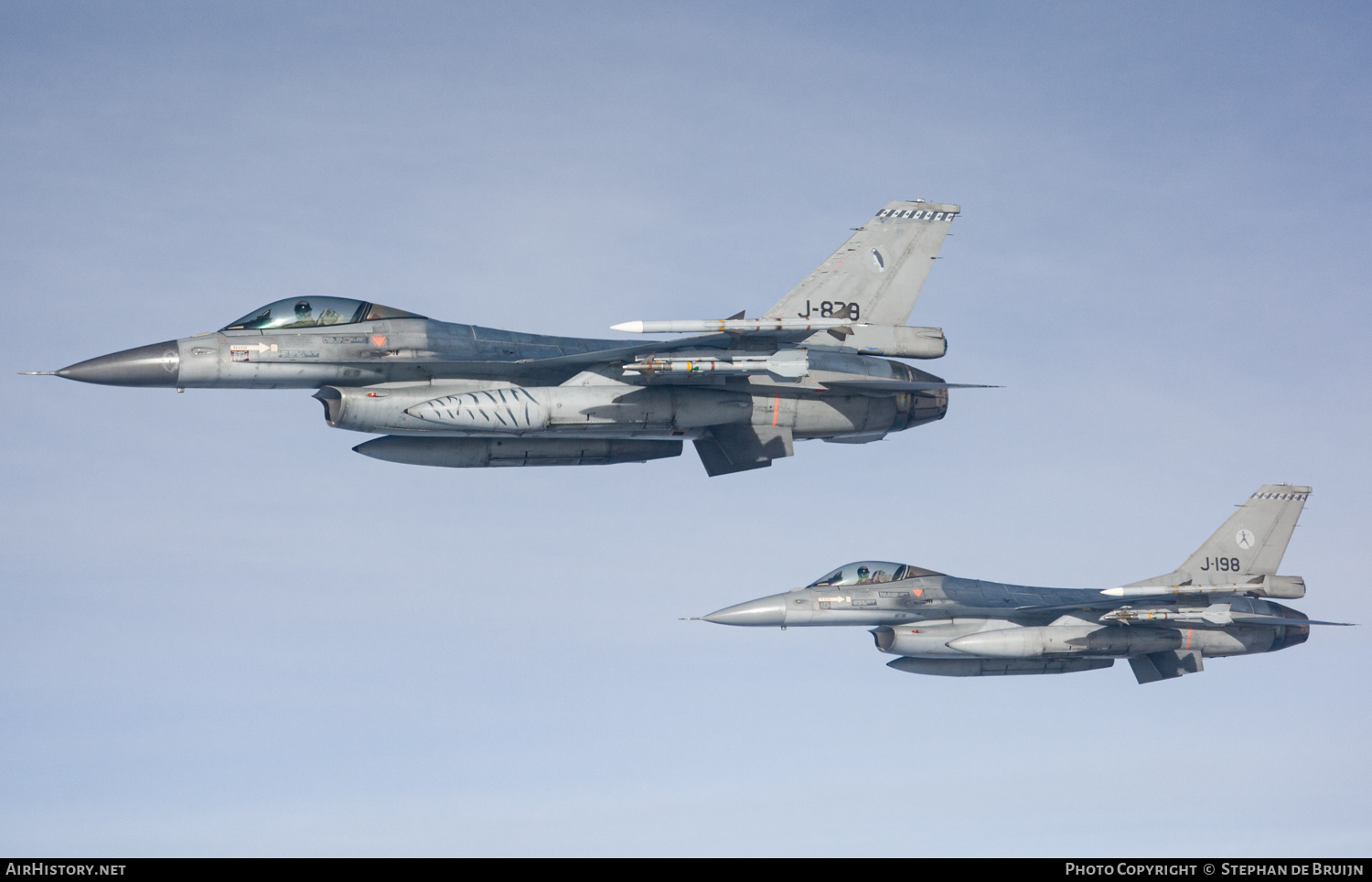 Aircraft Photo of J-878 | General Dynamics F-16A Fighting Falcon | Netherlands - Air Force | AirHistory.net #282847